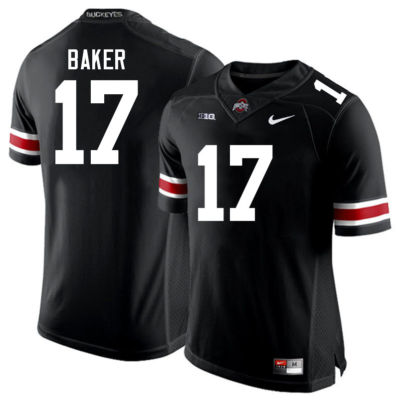 #17 Jerome Baker Ohio State Buckeyes Jerseys Football Stitched-Black